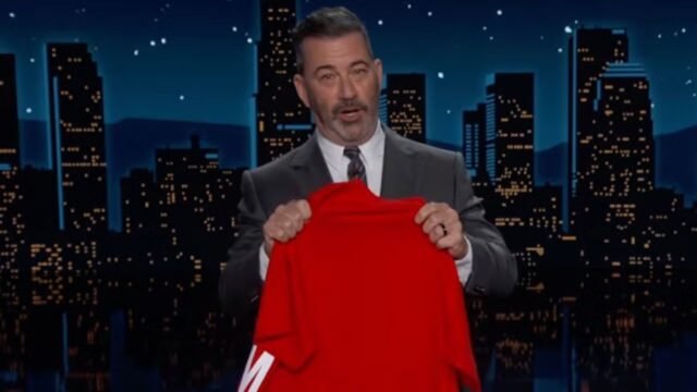 Jimmy Kimmel lancia merchandising con il Viral Dig di Trump Heckler