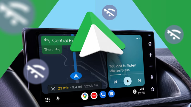 La configurazione di Android Auto funziona completamente offline, anche durante i lunghi viaggi