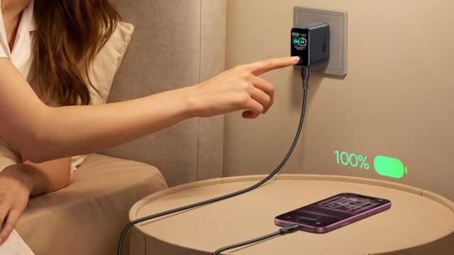 Ottieni questo caricabatterie a tre porte da 100 W con schermo integrato per soli $ 42 Ottieni questo caricabatterie a tre porte da 100 W con schermo integrato per soli $ 42