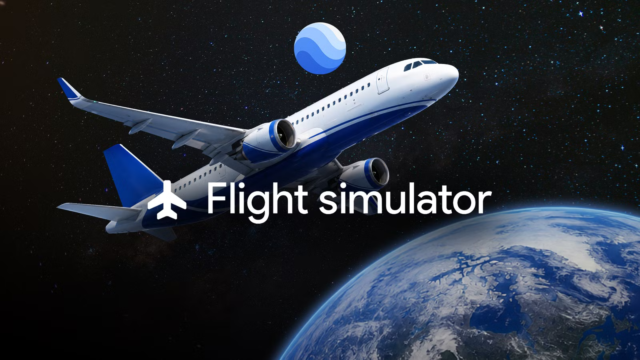 Ho fatto un giro con il simulatore di volo di Google Earth; è sorprendentemente avvincente