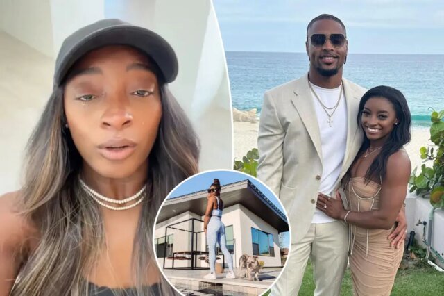 Simone Biles scoppia in lacrime mentre lei e il marito, giocatore della NFL, Jonathan Owens, vendono una lussuosa casa in Texas Simone Biles scoppia in lacrime mentre lei e il marito, giocatore della NFL, Jonathan Owens, vendono una lussuosa casa in Texas