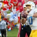 Il cornerback di Chiefs sferra un pugno e viene calciato contro i Chargers