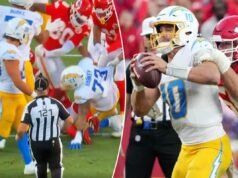 Il cornerback di Chiefs sferra un pugno e viene calciato contro i Chargers