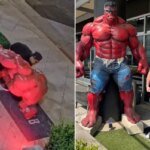 Red Hulk di West Hollywood subisce un’altra sconfitta in un attacco vandalico da 6.000 dollari