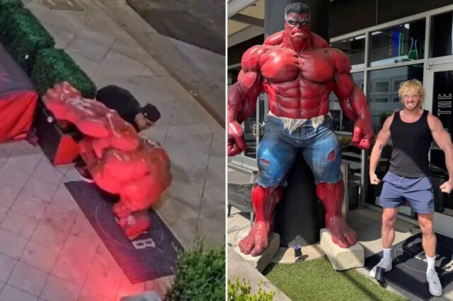 Red Hulk di West Hollywood subisce un’altra sconfitta in un attacco vandalico da 6.000 dollari Red Hulk di West Hollywood subisce un’altra sconfitta in un attacco vandalico da 6.000 dollari