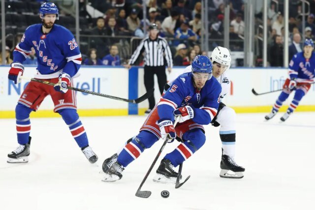 Come Sean Durzi sta abbracciando il suo ruolo cruciale nei Rangers dopo che gli infortuni hanno fatto deragliare il mandato di Mammoth Come Sean Durzi sta abbracciando il suo ruolo cruciale nei Rangers dopo che gli infortuni hanno fatto deragliare il mandato di Mammoth